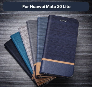 Pu Kůže Telefon Pouzdro Pro Huawei Mate 20 Lite Flip Pouzdro Pro Huawei Mate 20 Mate 20 Pro Obchodní Případě Měkké Silikonové Zadní Kryt