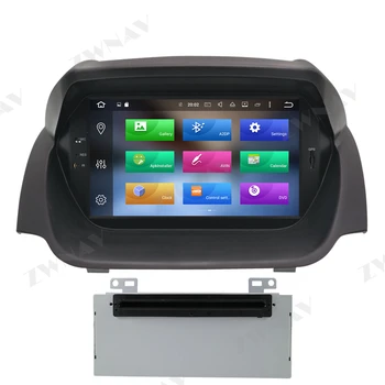 PX6 DSP Android 10.0 Auto Multimediální Přehrávač Pro Ford Fiesta 2013-2016 GPS Navi Rádio navi stereo wifi, Dotykový displej hlavní jednotky