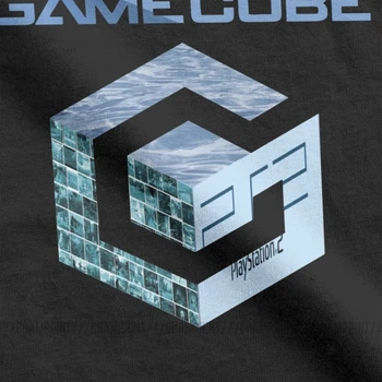 Pánské Tričko Vaporwave Gamecube Legrační Krátký Rukáv Par Vlna Memy Tees Crewneck Oblečení Bavlněné Plus Velikost T-Shirt