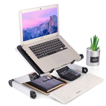 Přenosný Skládací Notebook Stůl, rozkládací Pohovka, Kancelář, Laptop Stand Stolní Počítač, Notebook noční Stolek skládací počítačový stůl