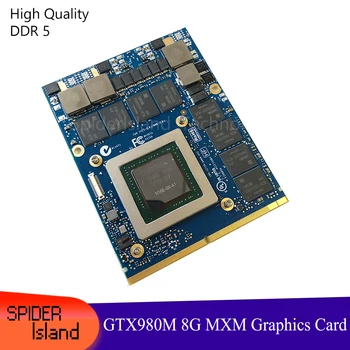 Původní GTX 980M Grafické Karty Video GTX980M SLI X-Držák 8GB GDDR5 MXM N16E-GX-A1 Pro Dell Alienware, MSI, HP prostřednictvím zdarma DHL EMS