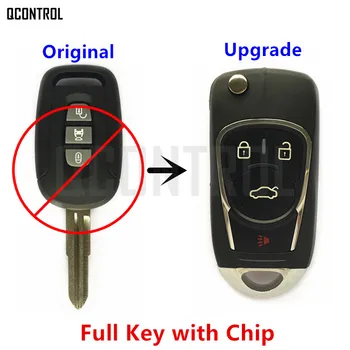 QCONTROL Modernizované Auto Dálkové Klíč DIY pro CHEVROLET/HOLDEN/OPEL/OPEL Captiva, Antara 2006 2007 2008 2009 2010