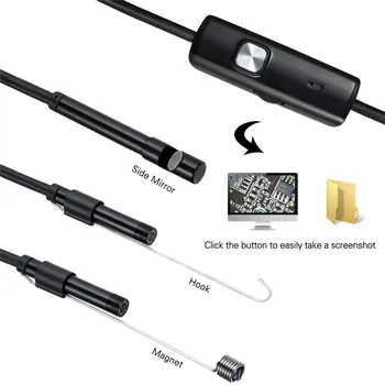 QZT USB Endoskop Kamera WIFI, Vodotěsný 8mm Mini Endoskop Kamera Full HD 1080P Digitální Mikro Tajemství Fotoaparát USB Endoskop WIFI
