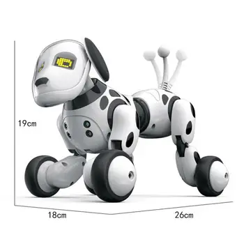 Roztomilý RC Chytrý Pes 2.4 G Bezdrátové Dálkové Ovládání Inteligentní Zvířata Hračka, robotický Pes, Dálkové Ovládání, Hračky, Děti, Hračky Elektronické Hračky