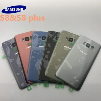 Samsung Galaxy S8 G950 S8 plus G955 Baterie, Zadní Kryt, Dveře, Bydlení Náhradní Díly Opravy + ucho Kamera Skleněný Objektiv Rám