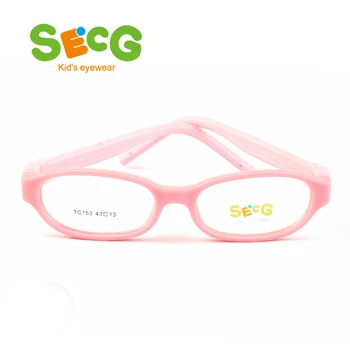 SECG Odnímatelný Flexibilní Měkké Děti Rámu Batole Děti Rám Optické Brýle pro Zrak Krátkozrakost Dárek Popruh, Předpis Brýlí