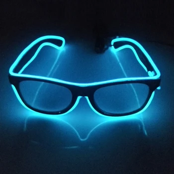 Seemfly Blikající Brýle LED Světlo Zářící Festival Party Dodávky Dárek Hračka Svítící Brýle Unisex Brýle Odstíny Domova