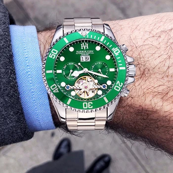 Seiko hodinky man2021 pánské mechanické hodinky značka luxusní self-vinutí hodinky pánské vodotěsné hodinky, hodiny muž