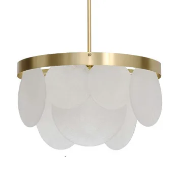 Severské Moderní Zlaté LED Přívěsek Světlo ložnice jídelna kuchyně hanglampen voor eetkamer E27 LED Lampa Edison Žárovka