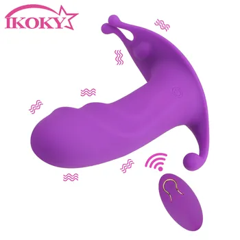 Sexuální Hračky pro Ženy, Klitoris Stimulátor Bezdrátové Dálkové Ovládání Vibrátor Vibrátor 10 Rychlost Nositelné Kalhotky Vibrátor, Dospělý Produkty