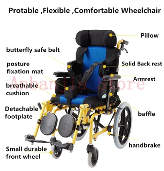 Skládací ruční vozík dětskou mozkovou obrnou děti vozík pro děti používat