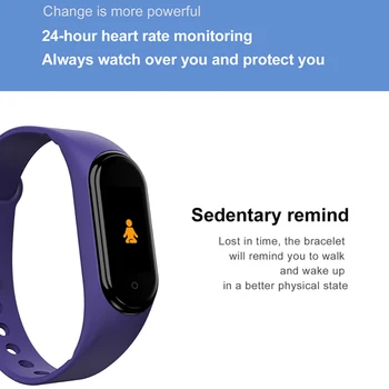 Smart Band Náramek Heart rate/Krev/Tlak/Monitor Srdečního tepu/Krokoměr Sportovní Náramek Chytrý Náramek pro iOS, Android