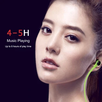 SMILYOU T1 Bluetooth Sluchátka Bezdrátový Magnetický pásek na Krk Sluchátka Handsfree sady Sport Stereo Sluchátka Pro Samsung Xiaomi S Mikrofonem