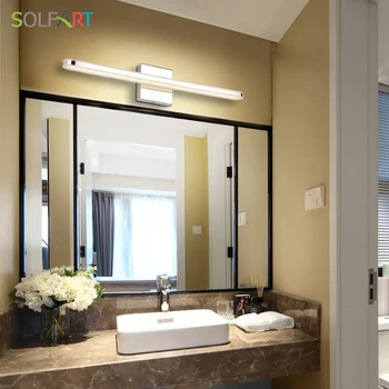 SOLFART svícen, nástěnné svítidlo koupelnové světlo moderní luminaria pro ložnice, koupelny zrcadlo, lampa nástěnná vanity světlo loft nástěnné lampy 6180