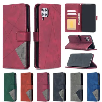 Splice Flip Stand Telefon pouzdra Pro Huawei P40 Lite E Pro P30 Lite Y5P Y6P Y7P 2020 Pouzdro Kožená Peněženka s Card Slot