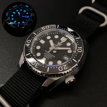 STEELDIVE mužů potápěčské hodinky pánské automatické mechanické hodinky 200m vodotěsné náramkové hodinky Švýcarsko světelný sapphire NH35 hodiny