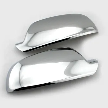 Stříbrný Matný Chrom Boční Zrcátko Víčko Krytu Pro Audi A4 A6 A8 Q3 A5 B8 8K