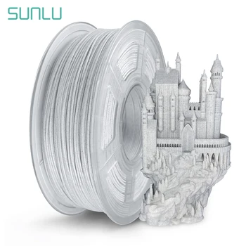 SUNLU Mramorová PLA 3d tisková Struna 1,75 MM 1KG Rock Textury Mramor Barva 3D Tiskárny Tisk Nekonečných Rozměr, Přesnost +/-0.02 mm