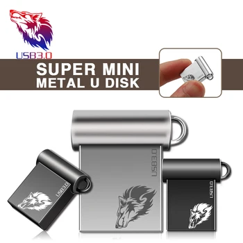 Super mini Metal USB 3.0 Držet vysokou rychlostí 4GB 8GB 16GB 32GB 64GB skutečné kapacity usb3.0 Pendrive Flash Memory stick