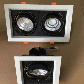 Super Světlé Zapuštěné čtvercové LED Stmívatelné Downlight COB 10w 20W LED Bodové světlo LED dekorace Stropní Svítidlo