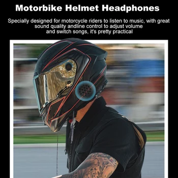 T33 Motocykl Motorky Helma Headset 3,5 mm Kabelové Příslušenství, Sluchátka, Reproduktor, Mikrofon Helmu Bluetooth Intercom