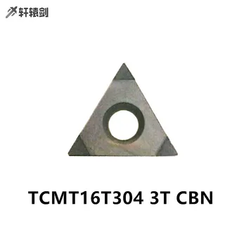 TCMT16T304 3T Kubický Nitrid Bóru CBN CNC Čepele jednostranná Nuda vysoce kvalitní Použité pro zpracování vysoká tvrdost quenchin