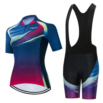 TELEYI Pro Cyklistické Oblečení Žen Týmu Racing Sport Cyklistika Jersey Set Quick Dry MTB Cyklistické Oblečení Anti-UV Cyklistické Oblečení
