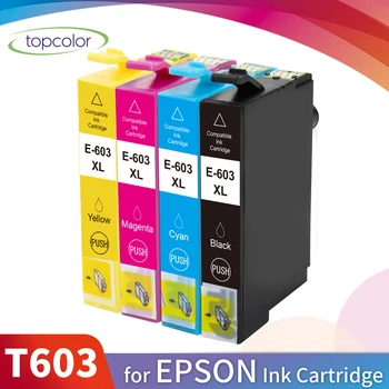 Topcolor T603XL Kompatibilní Epson 603XL Inkoustová Kazeta pro Tiskárny Epson XP-XP 2100-2105 XP 3100 XP-3105 XP-4100 XP-4105 WF-2810