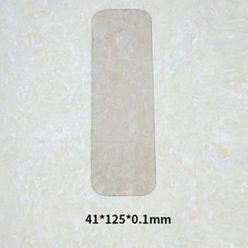 Transparentní přírodní slídy list 41x125x0.05mm - 41x125x0.5 mm slída vločky izolace kondenzátoru slídové laminátové desky
