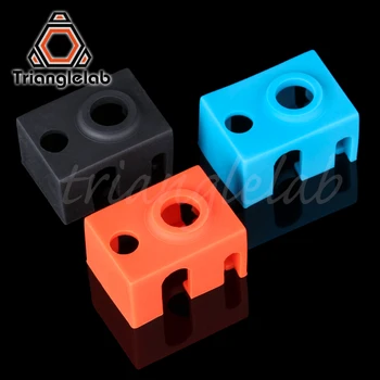 Trianglelab 5KS vysoce kvalitní kazety ohřívač bock silikonové ponožky V6 ponožky pro PT100 vyhřívaný blok pro v6 PT100 grafu tryska
