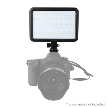 Triopo TTV-204 Ultra Fotografické Vybavení LED Kamera Video Světlo Lampy pro Canon Nikon Pentax Camcorder Fit pro Sony Baterie
