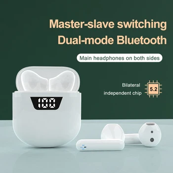 TWS Bezdrátová Sluchátka Mini Sluchátka Bluetooth 5.0 Sluchátek, Dotykové Ovládání, Sluchátka Sportovní Sluchátka Auriculares Pro Telefony