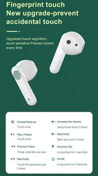 TWS Bezdrátová Sluchátka Mini Sluchátka Bluetooth 5.0 Sluchátek, Dotykové Ovládání, Sluchátka Sportovní Sluchátka Auriculares Pro Telefony