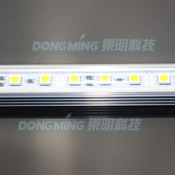 U Hliníkový Profil 5050 LED bar světlo 100cm 72leds 12V s mléčný/čirý pc covcer kuchyň led podle kabinetu světla