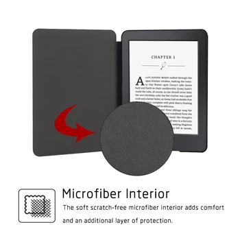 Ultra Tenký Módní Kindle Smart Folio PU Kožené Kryt Pro Nový Kindle Paperwhite 4 10. Generace Případ Kryt Ochranný plášť