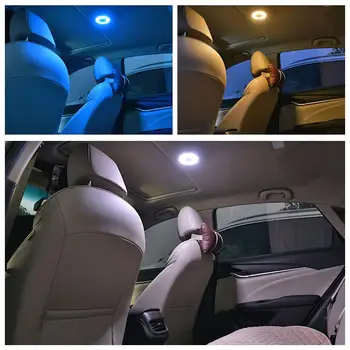 Univerzální 1ks Auto Světlo na Čtení 10x1.2cm LED Vnitřní Lampa Stropní Svítilna USB Nabíjecí Snadná Instalace