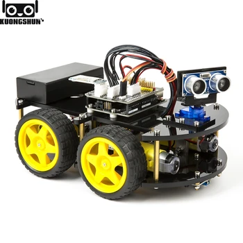 UNO Projekt Smart Robot Car Kit s UNO R3 / Ultrazvukové Čidlo /modul Bluetooth / Dálkové Vzdělávací Hračka Auto pro Arduino