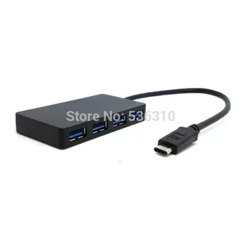 USB 3.1 Typ C USB-C Více 4 Port Hub Adaptér Pro PC, Notebook, Tablet, Notebook podporuje Windows 8, MacOS