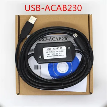 USB-ACAB230 (USBACAB230): USB-DVP PLC cabo de programação USB para Delta DVP série PLC (versão mais barata), TRANSPORTE RÁPIDO