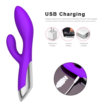 USB Nabíjení Značek Vibrátor Rabbit Vibrátory Sex Hračky pro Ženy, Klitoris Stimulovat Vagínu, Anální Plug Stroj Ženské Masturbace Shop