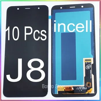 Velkoobchodní 10 Ks/lot pro samsung J8 2018 LCD Displej s Touch Digitizer Shromáždění J810 incell
