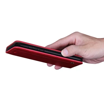 Vintage Kožený Flip Obal Pro Xiaomi Redmi Poznámka 9 Pro 5G Peněženka Případ Luxusní Karta Stojí Magnet Kniha Pro Redmi Poznámka 9 Pro Fundas
