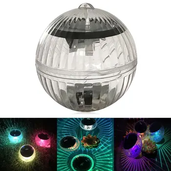 Voda Drift Lampa Bazén Vodotěsné LED Solární Energie Multi Barva Měnící Vody Plovoucí Světlo LED Disco Světla
