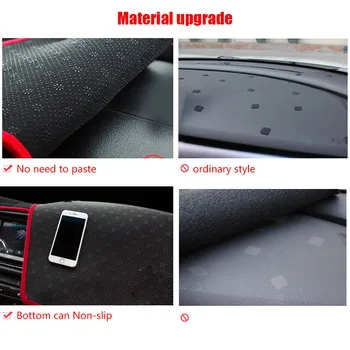 Vtear pro Kia Rio 4 X-line palubní desky pad kryt dash mat anti slip příslušenství interiér přístrojová platforma koberec 2019 auto