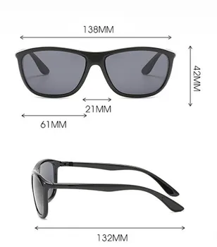 VWKTUUN Černé sluneční Brýle Muži Vintage Pilotní Styl Sluneční brýle Pro Muže Sportovní Brýle Venkovní Drving Beach Odstíny Brýle UV400