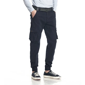 Vyplnilo Pánské Cargo Kalhoty Muži Módní 2020 Podzimní Černé Fitness Vojenské Taktické Kalhoty Streetwear Tepláky Běžce Muži