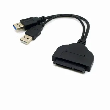 Vysokorychlostní USB 2.0 USB 3.0 Na SATA 22 Pin Adaptér Kabel Převodník 2,5 Palcový Pevný Disk Ovladač SSD Velkoobchod