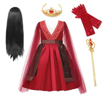 Věrný, Statečný Pravda HuaMulan Cosplay Šaty Pro Dívky bojovníka Cosplay Kostým Děti Halloween Kostýmy Karnevalové Kostýmy pro Děti