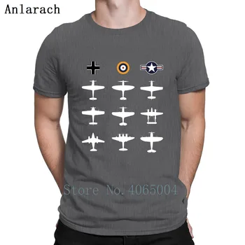 Warbird Shromáždění Messerschmitt, Spitfire Tričko Tričko Jaro Kawaii Posádky Krku Tištěný Nové Módní Oblečení Fit Košile