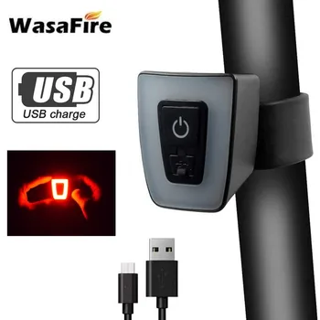 WasaFire Kolo zadní Světlo USB Nabíjecí Bike Zadní Světlo, 5 Režimů Mini LED MTB Přilba na Kolo Lampa Světlo